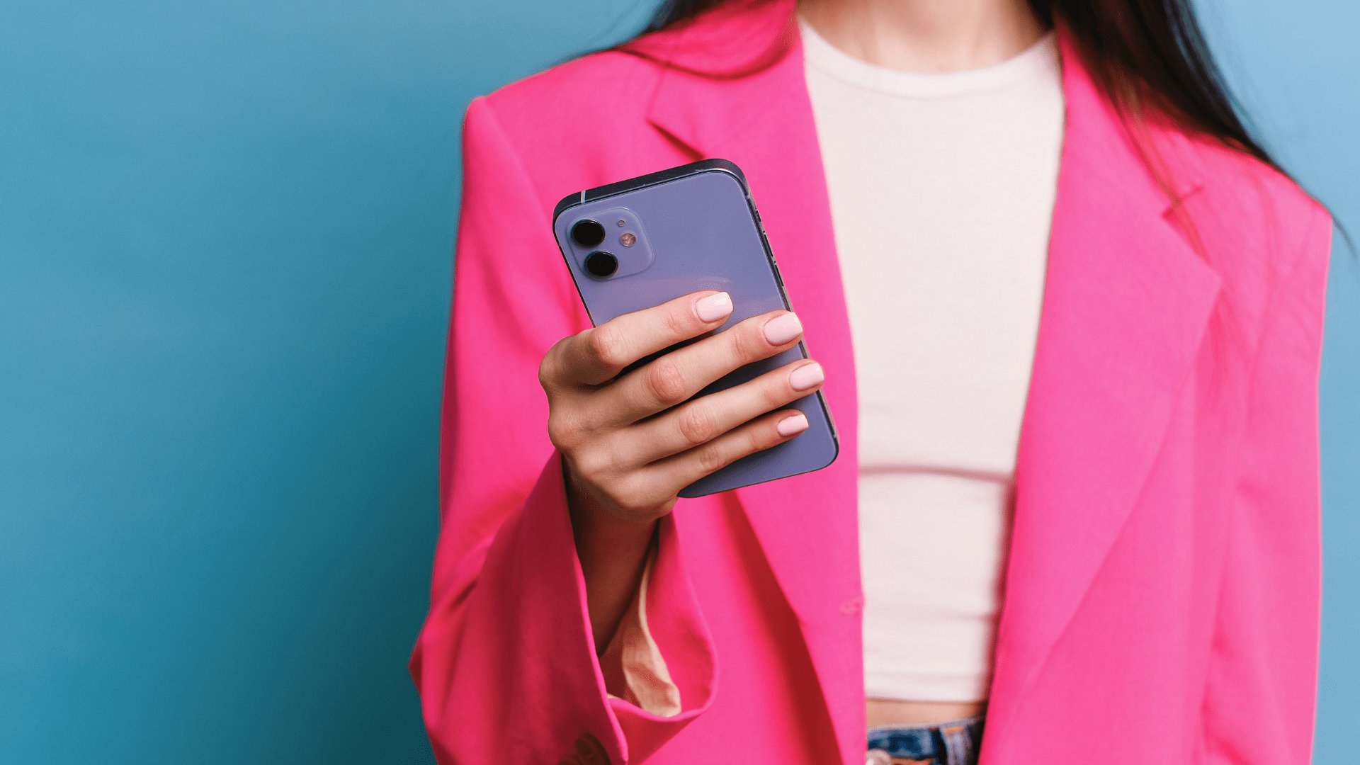 woman saving money on phone